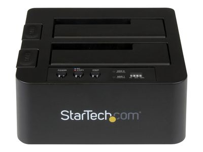 StarTech.com Standalone Hard Drive Duplicator, Dual Bay HDDSSD ClonerCopier, USB 3.1 (10 Gbps) to SATA III (6Gbps) HDDSSD Docking Station, Hard Disk Duplicator Dock - Hard Drive Cloner - Festplattenduplikator_2
