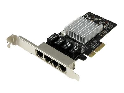 StarTech.com 4 Port PCI Express Gigabit Ethernet Netzwerkkarte - Intel I350 NIC - 4-fach PCIe Netzwerk Adapter mit Intel Chip - Netzwerkadapter - PCIe x4_thumb