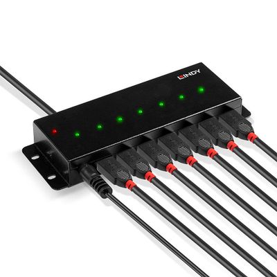 Lindy 42794 Schnittstellen-Hub USB 2.0 Type-B 480 Mbit/s Schwarz_5