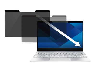 StarTech.com Laptop Sichtschutz für 15.6" Geräte - Magnetisch, Abnehmbarer Laptop Bildschirm Blickschutz - Blaulicht reduzierende Schutzfolie - 16:9 - Matt/Glänzend - +/-30 Grad (PRIVSCNLT15) - Blickschutzfilter für Notebook_3