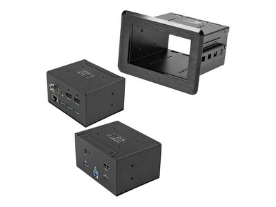 StarTech.com Conference Room Docking Station, Universal Laptop Dock, 4K HDMI, 60W Power Delivery, USB Hub, GbE, Audio, In-Table Connectivity Box For Huddle/Boardroom Collaboration Space - For Teams & Zoom Calls - docking station - USB-C / USB 3.0 - HDMI -_thumb