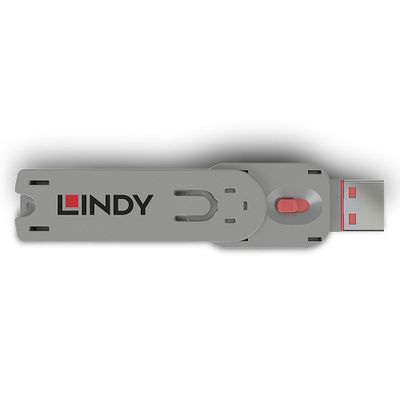 Lindy 40620 Schnittstellenblockierung Türblockierschlüssel USB Typ-A Pink Acrylnitril-Butadien-Styrol (ABS) 1 Stück(e)_2