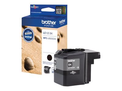 Brother LC12EBK - XL-Kapazität - Schwarz - Original - Tintenpatrone_1