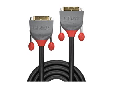 Cable Lindy DVI-D Dual Link Kabel Anthra Line 0,5m_2