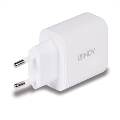 Lindy 73428 Ladegerät für Mobilgeräte Universal Weiß AC Schnellladung Drinnen_2
