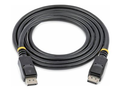 StarTech.com 50cm DisplayPort 1.2 Kabel mit Verriegelung (Stecker/Stecker) - DP 4k Audio- / Videokabel Kabel - Schwarz - DisplayPort-Kabel - 50 cm_1