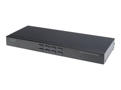 DIGITUS Professional DS-23200-2 - KVM-Switch - 8 Anschlüsse - an Rack montierbar_1
