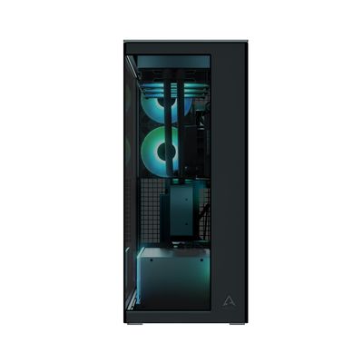 Case Arctic Xtender Vert. GPU Black/Clear Glass_3