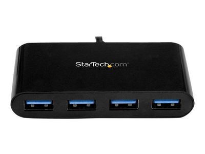 StarTech.com 4-Port USB-C Hub - Portable USB-C to 4x USB-A Hub - Bus-Powered USB 3.1 Gen 1 Type-C Hub - USB 3.0 Port Expander (HB30C4AB) - hub - 4 ports_2