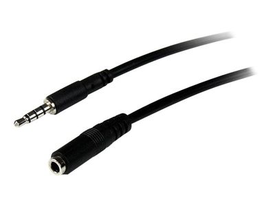 StarTech.com 2m 3.5mm 4 Position TRRS Headset Extension Cable - M/F - audio Extension Cable for iPhone (MUHSMF2M) - headset extension cable - 2 m_1