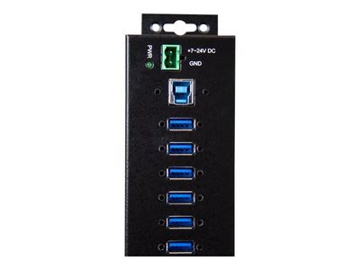 StarTech.com HB30A10AME USB 3.0 Hub (10-Port, Din-Rail,  Industrielle Anwendung, externes Netzteil, Uberspannungsschutz, ESD, 350 W, 15 kV) - Hub - 10 Anschlüsse - TAA-konform_6