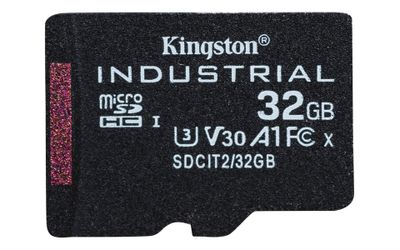 Kingston Technology 32GB microSDHC Industrial C10 A1 pSLC Card Single Pack w/o Adapter_thumb