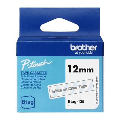 Brother BTAG-135 - label tape - 1 cassette(s) - Roll (1.2 cm x 4 m)_thumb
