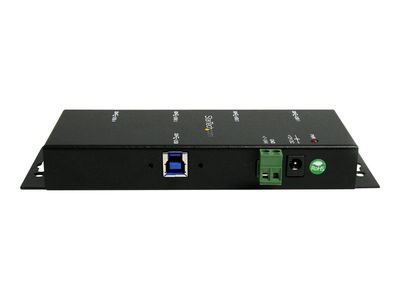 StarTech.com Montierbarer 4 Port Industrieller USB 3.0 SuperSpeed Hub inkl. Netzteil - Hub - 4 Anschlüsse_4