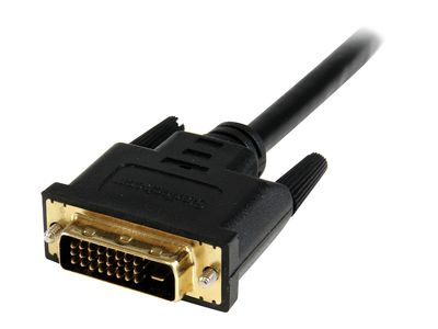 StarTech.com 8in HDMI to DVI-D Video Cable Adapter - HDMI Female to DVI Male - HDMI to DVI Dongle Adapter Cable (HDDVIFM8IN) - video adapter - HDMI / DVI - 20.32 cm_2