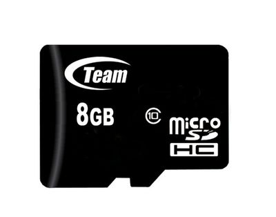 Team memory card - microSDHC - 8 GB - black_thumb