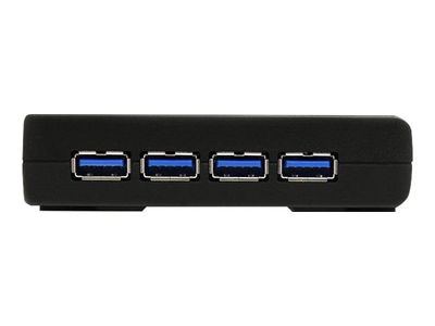 StarTech.com 4-Port USB 3.0 SuperSpeed Hub with Power Adapter - Portable Multiport USB-A Dock IT Pro - USB Port Expansion Hub for PC/Mac (ST4300USB3) - hub - 4 ports_2