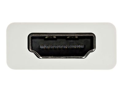 StarTech.com USB-C auf HDMI Adapter - Thunderbolt 3 kompatibel - Weiß - 4K 60Hz - Videoschnittstellen-Converter - HDMI / USB - 15 cm_2