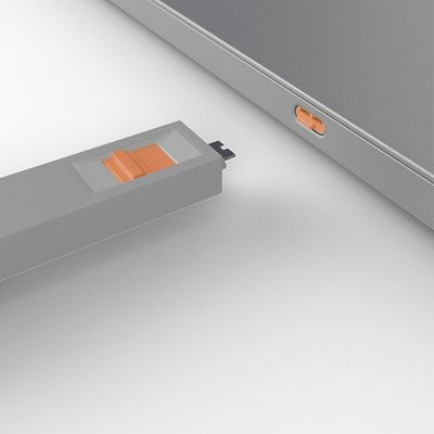Lindy 40428 Schnittstellenblockierung Türblockierschlüssel USB Typ-C Grau, Orange 4 Stück(e)_4