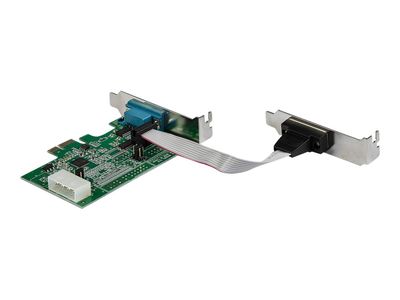 StarTech.com 2-port PCI Express RS232 Serial Adapter Card - PCIe Serial DB9 Controller Card 16950 UART - Low Profile - Windows macOS Linux (PEX2S953LP) - serial adapter - PCIe - RS-232 x 2_4
