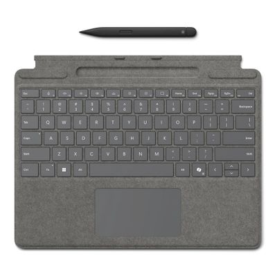 Microsoft Surface Pro keyboard with Slim Pen 2 8X8-00168 - Platinum_thumb