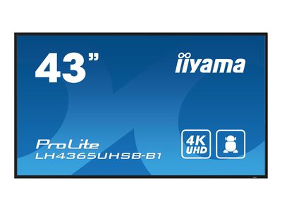 iiyama LED-Display ProLite LH4365UHSB-B1 - 109 cm (43") - 3840 x 2160 4K_thumb
