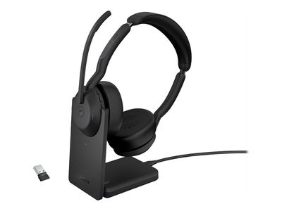 Jabra Evolve2 55 MS Stereo - Headset - mit Ladestation_3