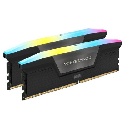 CORSAIR RAM Vengeance RGB - 48 GB (2 x 24 GB Kit) - DDR5 5200 DIMM CL38_1