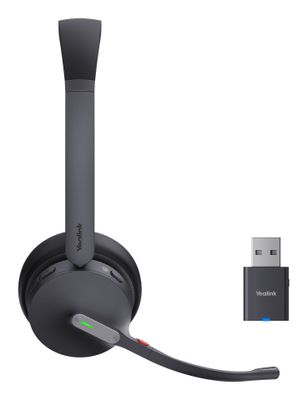 Yealink WH64 Hybrid Dual Teams Headset Wireless Head-band Office/Call center Micro-USB Bluetooth Black_4