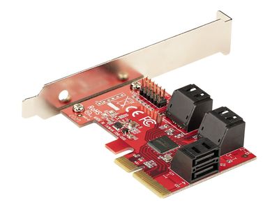 StarTech.com PCIe SATA Controller Karte - 6 Port SATA 3 Erweiterungskarte/Kontroller - 6Gbit/s - Voll- und Low-Profile Blende - PCI Express Festplatten kontroller/Adapter (6P6G-PCIE-SATA-CARD) - Speicher-Controller - SATA 6Gb/s - PCIe 3.0 x4_3