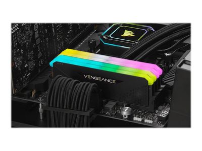 CORSAIR Vengeance RGB RS - DDR4 - kit - 32 GB: 2 x 16 GB - DIMM 288-pin - 3600 MHz / PC4-28800 - unbuffered_2