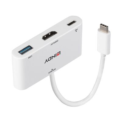 Lindy 43340 USB-Grafikadapter 3840 x 2160 Pixel Weiß_thumb