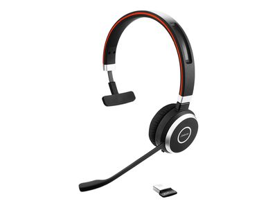 Jabra Evolve 65 SE MS Mono - headset - with charging stand_thumb