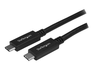 StarTech.com USB C to UCB C Cable - 3 ft / 1m - M/M - USB 3.0 (5Gbps) - USB C Charging Cable - USB Type C Cable - USB-C to USB-C Cable (USB315CC1M) - USB-C cable - 1 m_1