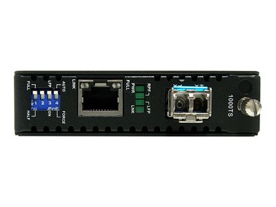 StarTech.com Multimode (MM) LC Fiber Media Converter for 1Gbe Network - 550m Range - Gigabit Ethernet - 850nm - with SFP Transceiver (ET91000LC2) - fiber media converter - 1GbE_thumb