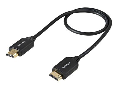 StarTech.com StarTech.com Premium Certified High Speed HDMI 2.0 Cable with Ethernet - 1.5ft 0.5m - HDR 4K 60Hz - 20 inch Short HDMI Male to Male Cord (HDMM50CMP) - HDMI with Ethernet cable - 50 cm_1