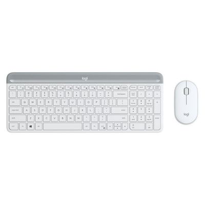 Logitech Slim Wireless Combo MK470 - keyboard and mouse set - QWERTZ - German - off-white_1