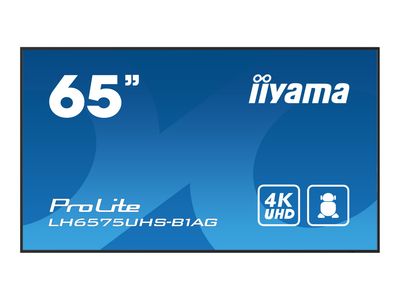iiyama ProLite LH6575UHS-B1AG 165 cm (65") Klasse (164 cm (64.5") sichtbar) LCD-Display mit LED-Hintergrundbeleuchtung - 4K - für Digital Signage_thumb