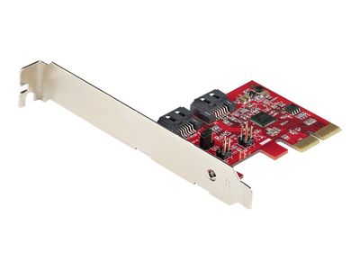 StarTech.com 2 Port PCIe SATA RAID Kontroller - PCIe SATA hardware RAID Controller - PCIe Festplatten/SSD RAID Controller/Karte - Full/Low Profil Blende - ASM1062R SATA RAID (2P6GR-PCIE-SATA-CARD) - Speicher-Controller - SATA 6Gb/s - PCIe 2.0 x2_4