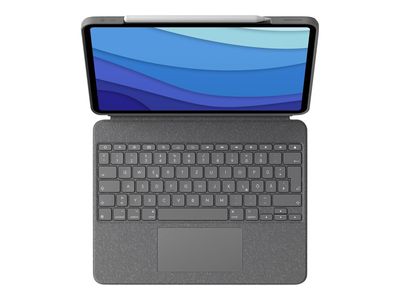 Logitech Keyboard and Folio Case with Trackpad 920-010297 - Grey_1