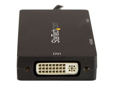StarTech.com 4K USB C to HDMI, VGA & DVI Multi Port Video Display Adapter for Mac / Windows Laptop & Monitor (CDPVGDVHDBP) - external video adapter_5