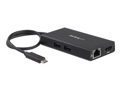 StarTech.com USB-C Multiport Adapter - USB-C/HDMI/USB 3.0/RJ45 - 9.6 cm_thumb