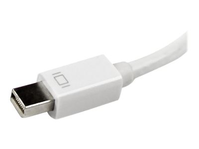 StarTech.com Mini DisplayPort auf HDMI / DVI / VGA Adapter - 3 in 1 mDP Konverter für MacBook - Weiß - Reiseadapter - Videokonverter - weiß_thumb