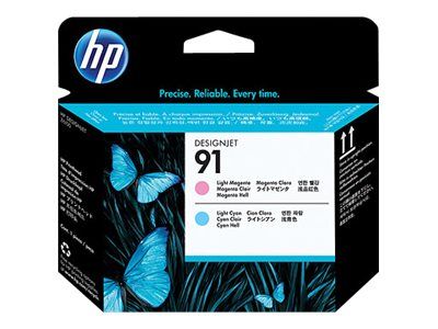 HP 91 - light magenta, light cyan - printhead_thumb