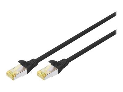 DIGITUS patch cable - 25 cm - black_thumb