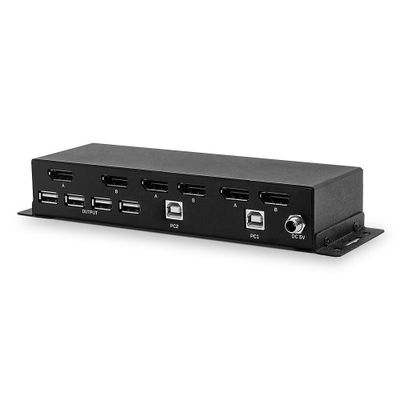 Lindy 39306 Tastatur/Video/Maus (KVM)-Switch Schwarz_3
