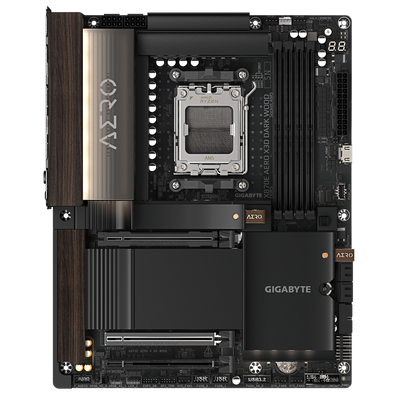 GIGABYTE Mainboard X870E AERO X3D DARK WOOD - ATX - Socket AM5 - AMD X870E_2