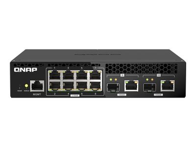 QNAP QSW-M2108R-2C - Switch - 10 Anschlüsse - managed - an Rack montierbar_3