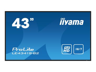 iiyama ProLite LE4341S-B2 109 cm (43") Klasse (108 cm (42.5") sichtbar) LCD-Display mit LED-Hintergrundbeleuchtung - Full HD - für Digital Signage_thumb