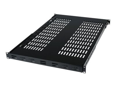StarTech.com 1U Adjustable Vented Server Rack Mount Shelf - 175lbs - 19.5 to 38in Deep Universal Tray for 19" AV/ Network Equipment Rack (ADJSHELF) rack shelf - 1U_2
